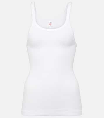 Top aus Baumwoll-Jersey | Re/Done