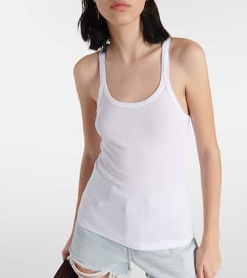 Top aus Baumwoll-Jersey | Re/Done