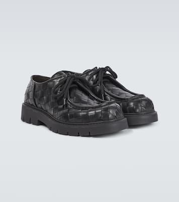 Haddock leather Derby shoes | Bottega Veneta
