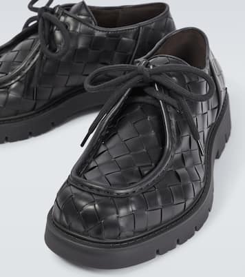 Haddock leather Derby shoes | Bottega Veneta