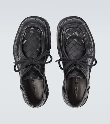 Haddock leather Derby shoes | Bottega Veneta