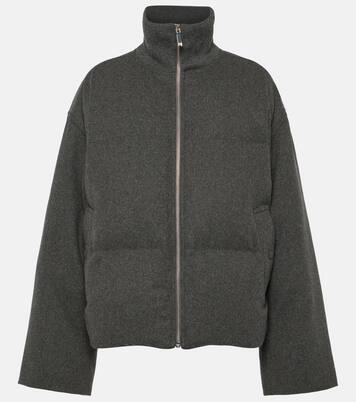 Chaqueta de plumas de mezcla de lana | Toteme