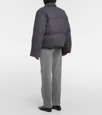 Chaqueta de plumas de mezcla de lana | Toteme