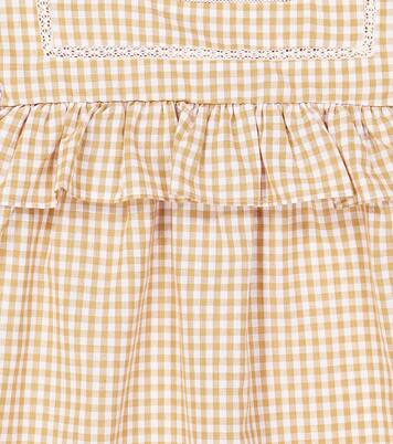 Carina checked cotton shirt | C'era Una Volta