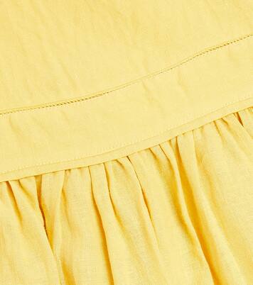 Cassiopee gathered cotton dress | Bonpoint