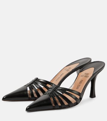 Mules Nadia 85 en cuir | Paris Texas