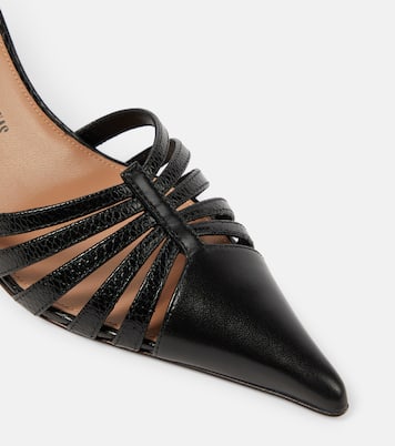 Mules Nadia 85 en cuir | Paris Texas