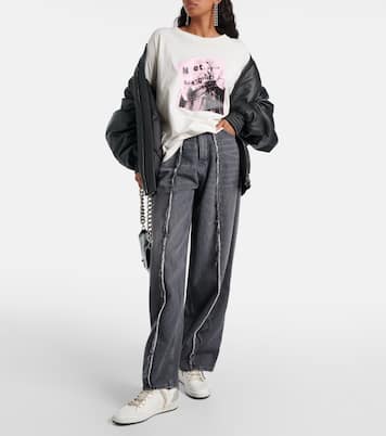 Ball Star glitter leather sneakers | Golden Goose