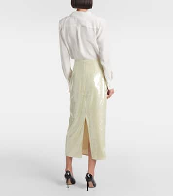 Midirock mit Pailletten | Roland Mouret