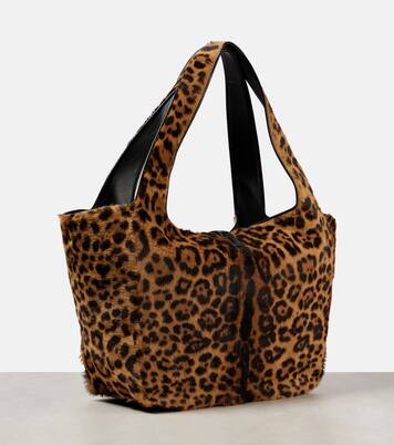 Le 5 À 7 Bea 레오파드 프린트 숄더 백 | Saint Laurent