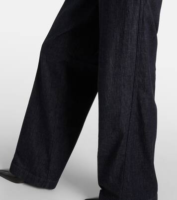 Pantalon ample à taille basse en coton | Vince