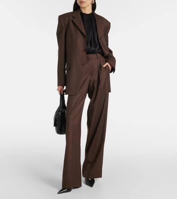 Weite Hose aus Wolle | Magda Butrym