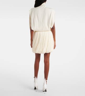 Fringed wool miniskirt | Alaïa
