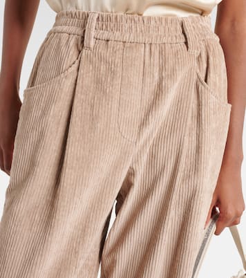 Pleated straight pants | Brunello Cucinelli