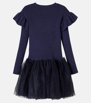 Diana embellished tulle dress | Monnalisa