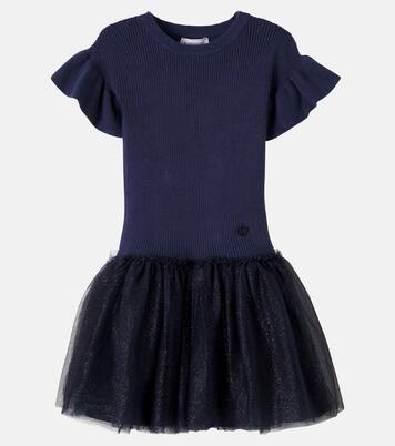 Diana embellished tulle dress | Monnalisa