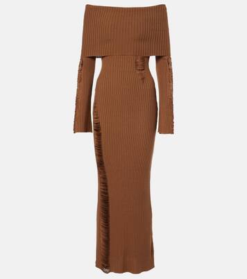 Robe longue Danica en soie mélangée | Aya Muse