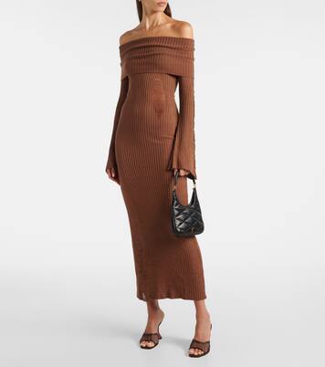 Robe longue Danica en soie mélangée | Aya Muse