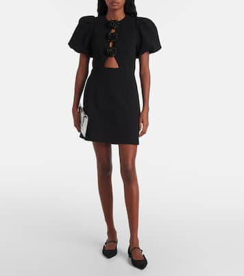 Robe Aubree en crêpe à fleurs | Rebecca Vallance