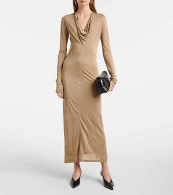 Draped jersey maxi dress | Toteme