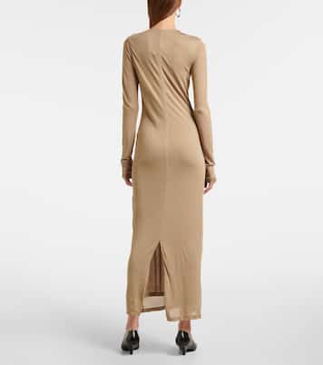 Draped jersey maxi dress | Toteme