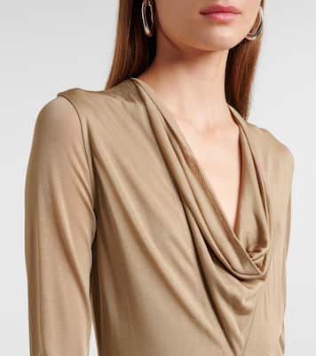 Draped jersey maxi dress | Toteme