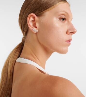 Orecchini Kanika in oro bianco 18kt con diamanti | Kamyen
