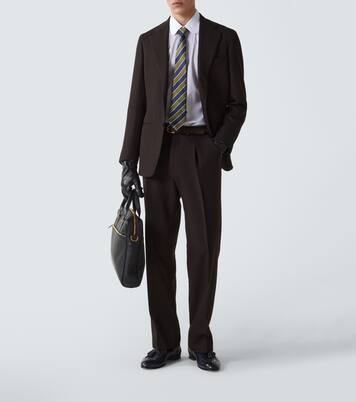 스트라이프 코튼 트윌 셔츠 | Dunhill