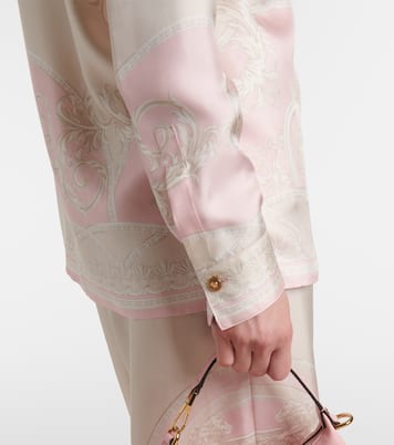Bluse La Coupe Des Dieux aus Seide | Versace