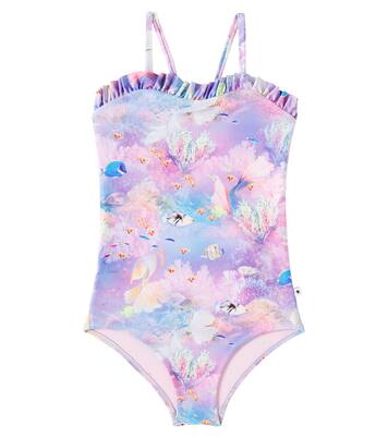 Nakia printed ruffled swimsuit | Molo