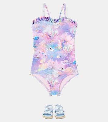 Nakia printed ruffled swimsuit | Molo