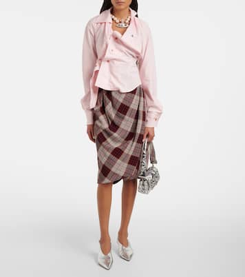 Chemise Orb asymétrique en coton | Vivienne Westwood