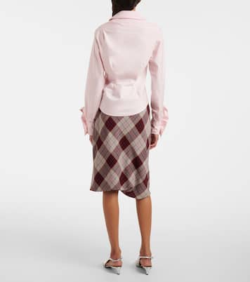 Chemise Orb asymétrique en coton | Vivienne Westwood