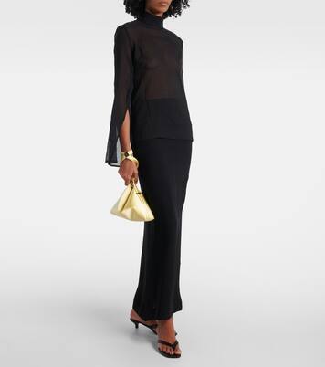 Pochette Scoop Small en satin | Toteme