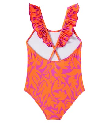 Printed ruffled swimsuit | Il Gufo