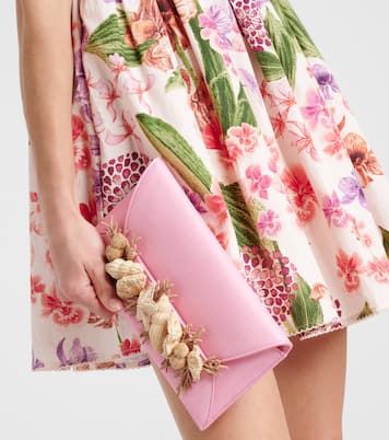 Clutch Marea Small mit Raffiabast | Aquazzura