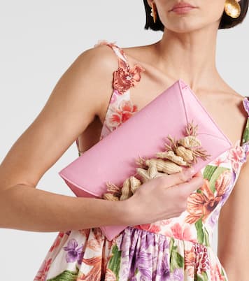 Clutch Marea Small mit Raffiabast | Aquazzura