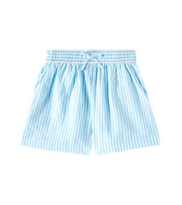 Striped linen and cotton shorts | Polo Ralph Lauren Kids