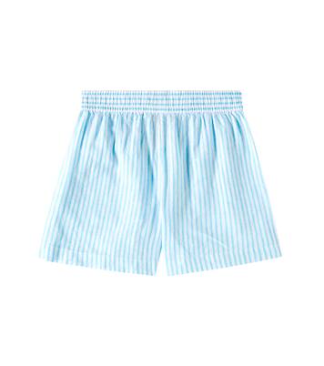 Striped linen and cotton shorts | Polo Ralph Lauren Kids