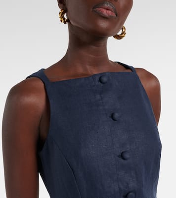 Ambra linen minidress | Faithfull