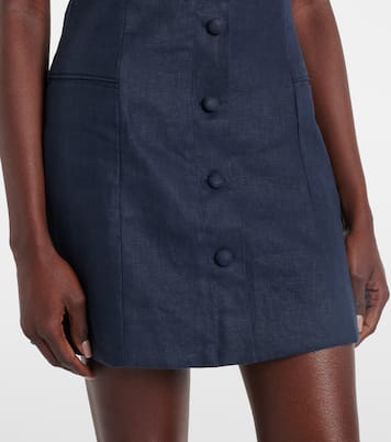 Ambra linen minidress | Faithfull