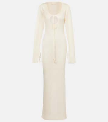 Kyle sequined knitted maxi dress | Bananhot