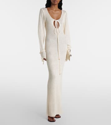 Kyle sequined knitted maxi dress | Bananhot