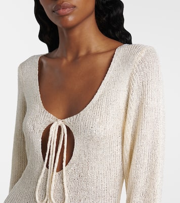 Kyle sequined knitted maxi dress | Bananhot