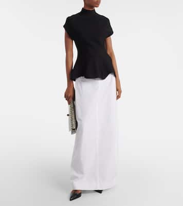 Maxirock Lucian aus Baumwollpopeline | Khaite