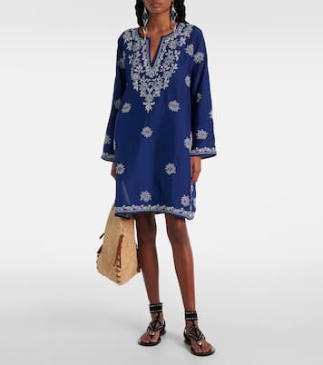 Tunique brodée en soie | Juliet Dunn