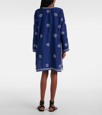 Tunique brodée en soie | Juliet Dunn