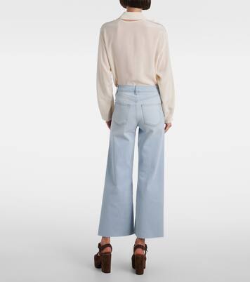 Anchor high-rise wide-leg jeans | Frame