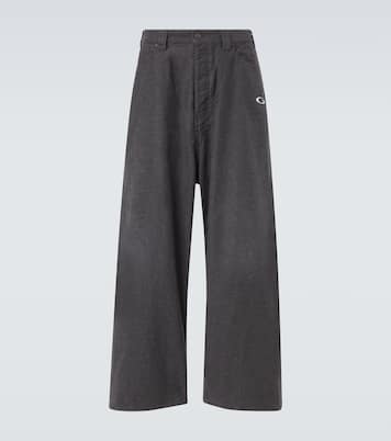 Jogginghose Trompe L'Oeil aus Denim | Balenciaga