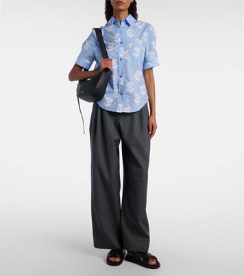 Bedrucktes Hemd aus Baumwollpopeline | Marni